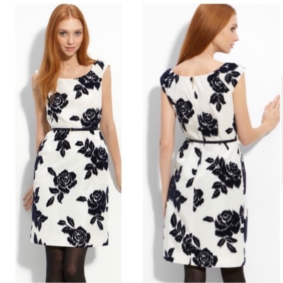 KATE SPADE Josie Velvet Floral Print Dress Career - Picture 4 of 13